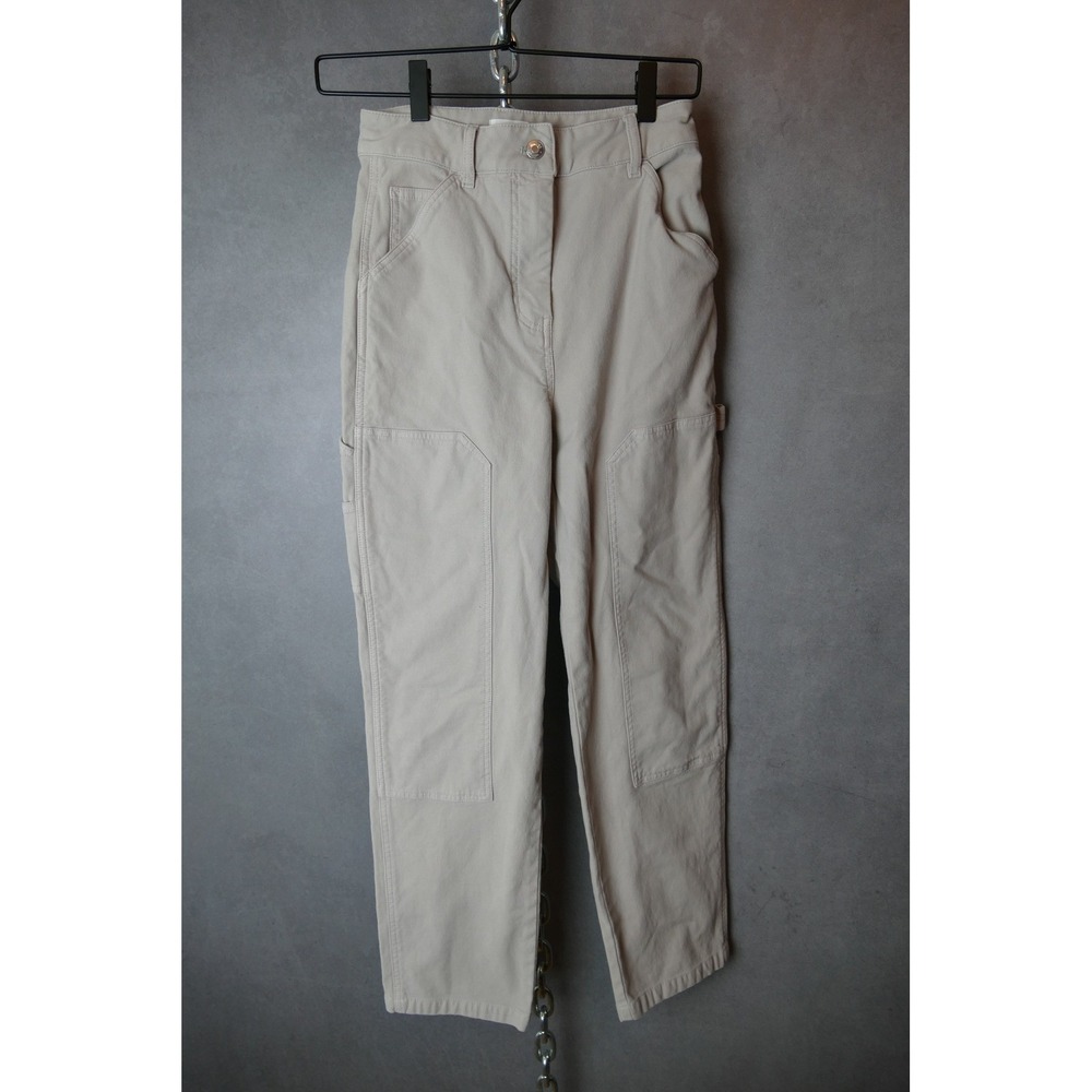 Wilfred Free Carpenter Pants Beige Utility Workwear Pocket Women's‎ 26